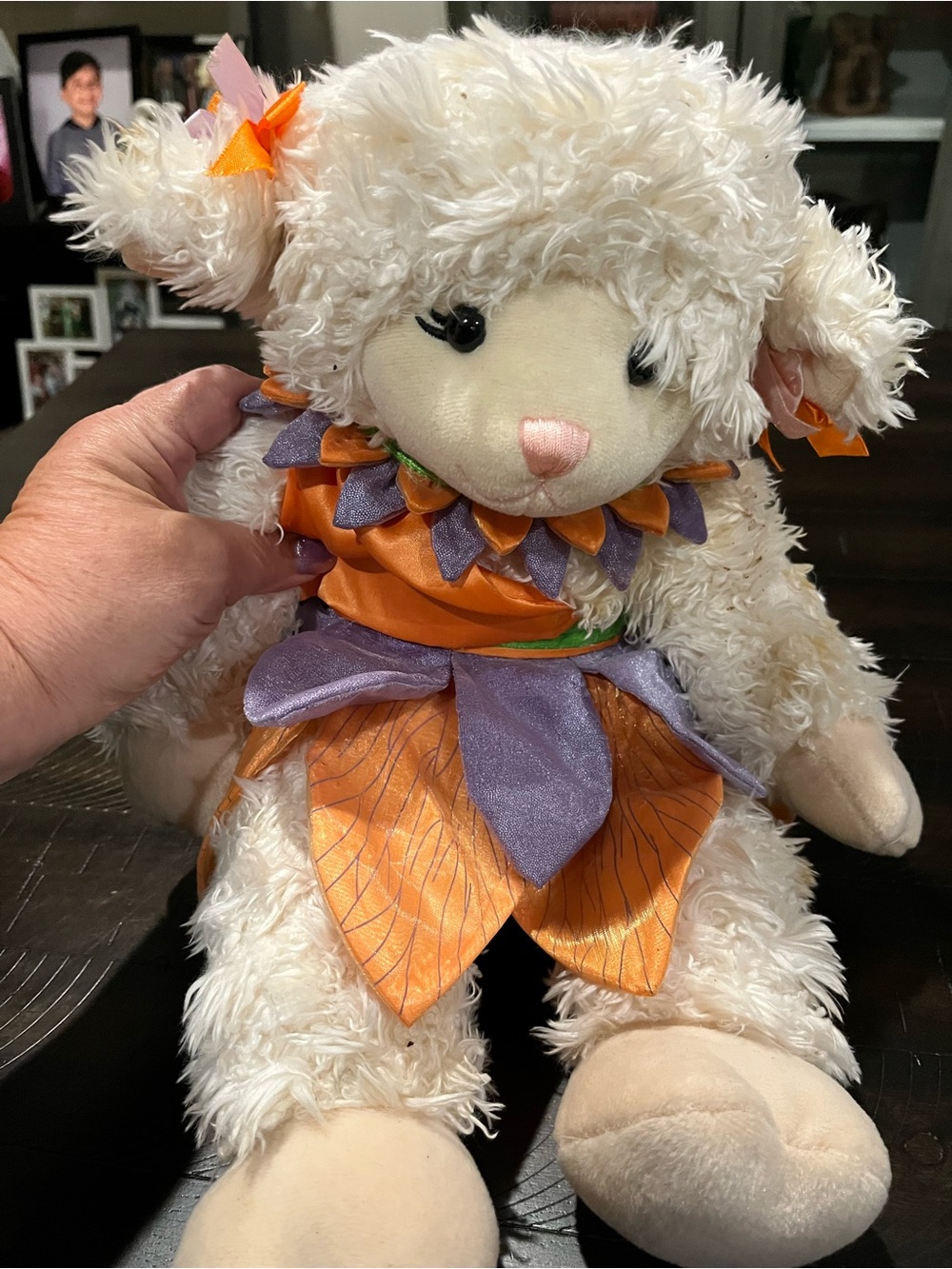 Vanilla Swirls Build-a-Bear BABW BAB Lamb Sheep Plush Retired